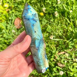 Pointe en Labradorite (pierre de protection) pointes [mes jolis cristaux]