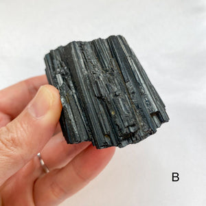 Tourmaline noire brute (ancrage / protection) pierres brutes [mes jolis cristaux]