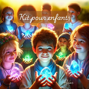 Kit pour enfants - Des pierres adaptées à leurs besoins kit [mes jolis cristaux]