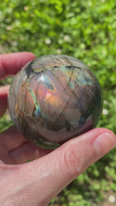 Sphère de Labradorite sunset (pierre de protection)