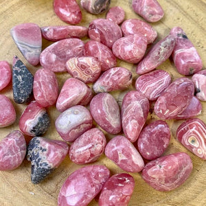 Rhodochrosite (compassion / guérison du coeur) pierres roulées [mes jolis cristaux]
